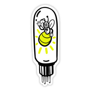 Ildflue klistermærke