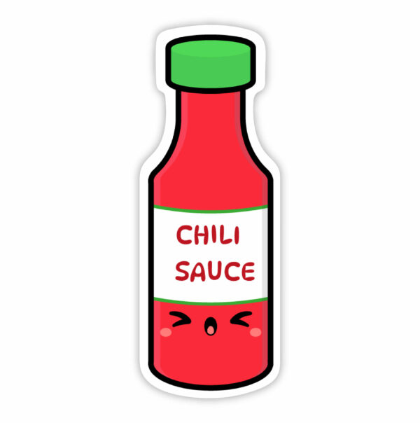 Chili Sauce Klistermærke