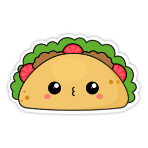 Taco Klistermærke